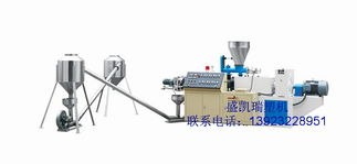 PVC双螺杆造粒机 高清大图展示与塑料加工核心设备详解